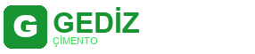 gedi̇z çi̇mento logo